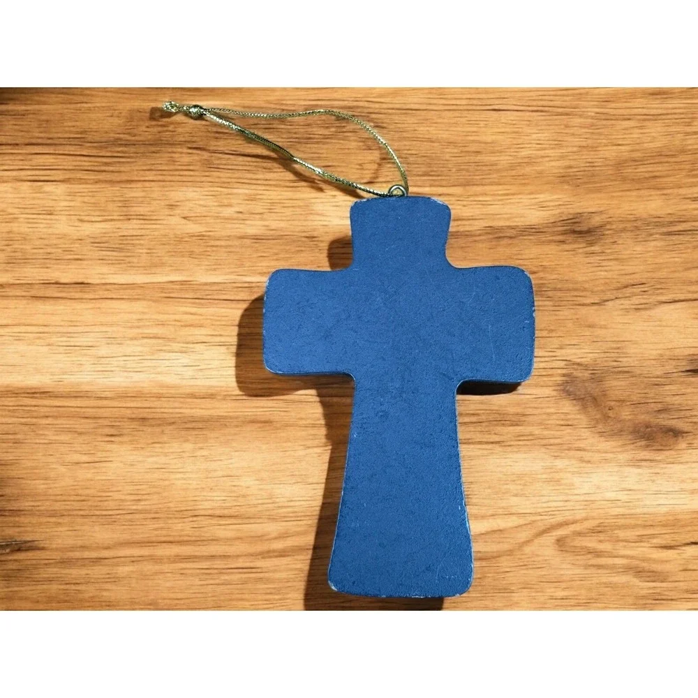 Faith‎ Glitter Cross Ornament 4.75